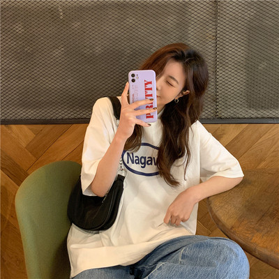 Μεγάλο καλοκαιρινό μπλουζάκι με επιγραφή