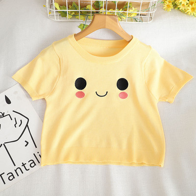 Νέο μοντέλο γυναικείο μπλουζάκι με κοντά μανίκια και απλικέ