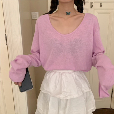 Νέο μοντέλο μπλούζα για την άνοιξη με μακριά μανίκια