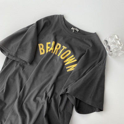 Casual γυναικείο μπλουζάκι με έγχρωμη επιγραφή