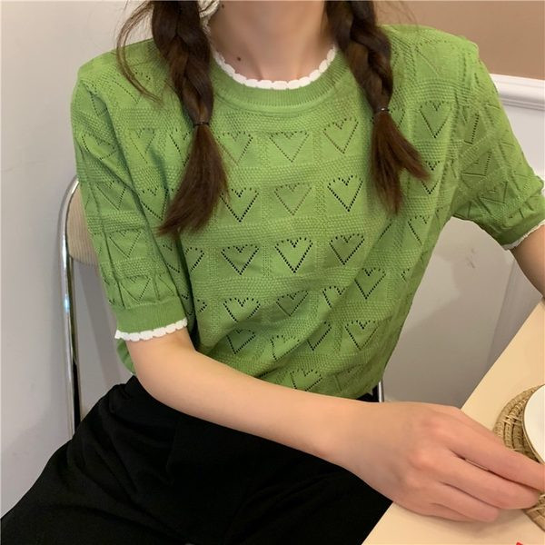 Ženska tanka pletena bluza s rukavima