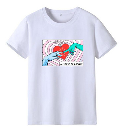 Νέο γυναικείο μπλουζάκι με απλικέ σε τέσσερα χρώματα και απλικέ