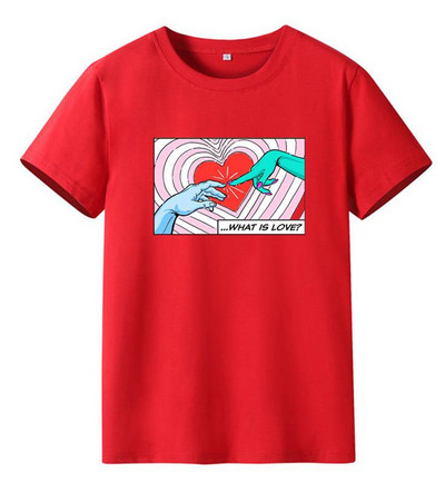 Νέο γυναικείο μπλουζάκι με απλικέ σε τέσσερα χρώματα και απλικέ