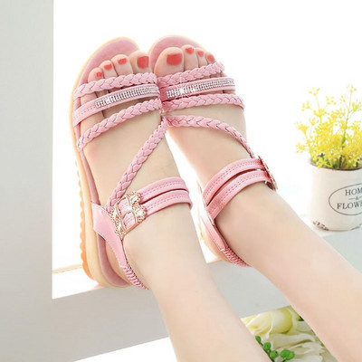 Νέο μοντέλο γυναικεία σανδάλια κατασκευασμένα από faux δέρμα διάφορα μοντέλα