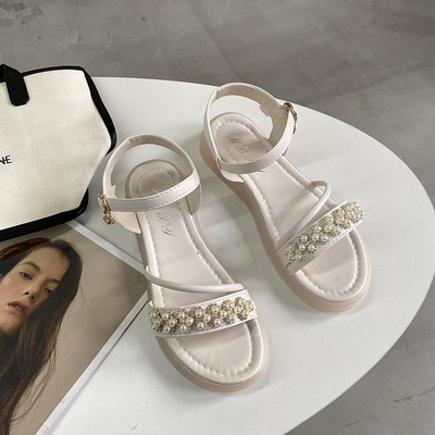 Ženske casual sandale sa remenom od eko kože