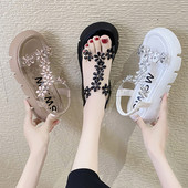 Jauns sieviešu sandaļu modelis ar dekoratīviem akmeņiem trīs krāsās