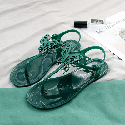 Ženske sandale između prstiju sa 3D dekoracijom