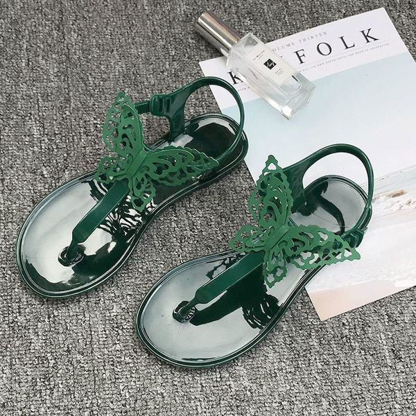 Ženske sandale između prstiju sa 3D dekoracijom