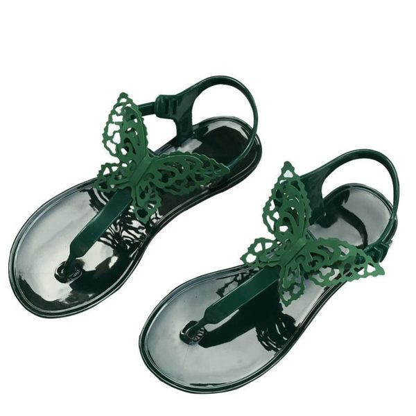 Ženske sandale između prstiju sa 3D dekoracijom