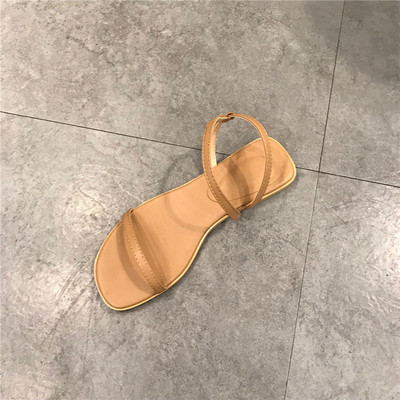 Έκο δερμάτινα σανδάλια μοντέρνα γυναικεία με λουράκια σε διάφορα χρώματα