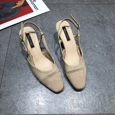 Ležerne ženske sandale na petu od 3 cm i kopču