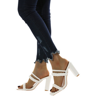 Novi model ženskih sandala na visoku petu sa petom od 8 cm