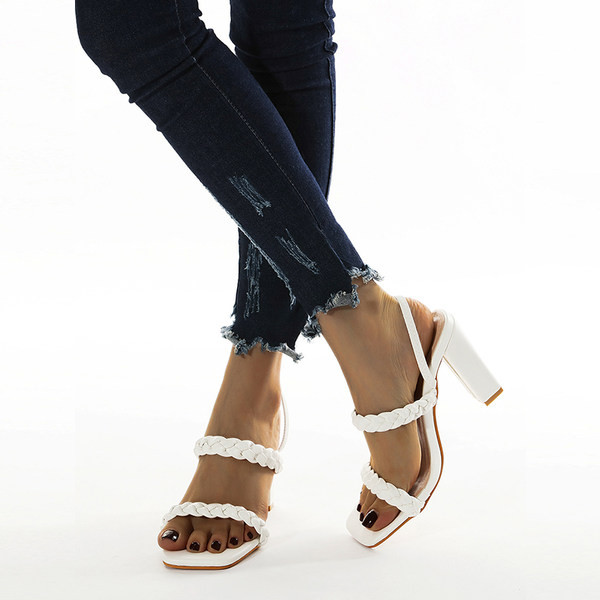 Novi model ženskih sandala na visoku petu sa petom od 8 cm