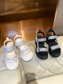 Ženske ležerne sandale sa naljepnicama i kamenčićima