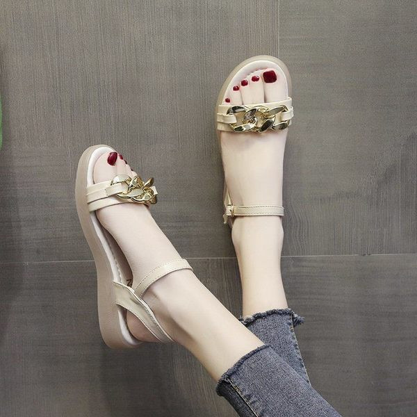 Ženske sandale sa visokom platformom dva modela