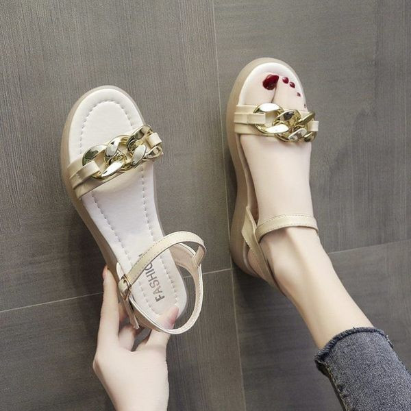 Ženske sandale sa visokom platformom dva modela