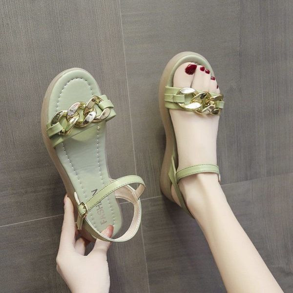 Ženske sandale sa visokom platformom dva modela