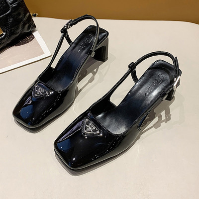 Novi model ženskih sandala na visoku petu 6 cm - dvije boje