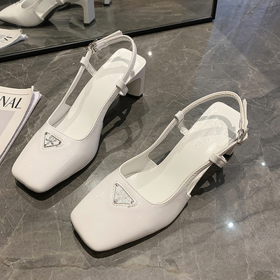 Novi model ženskih sandala na visoku petu 6 cm - dvije boje