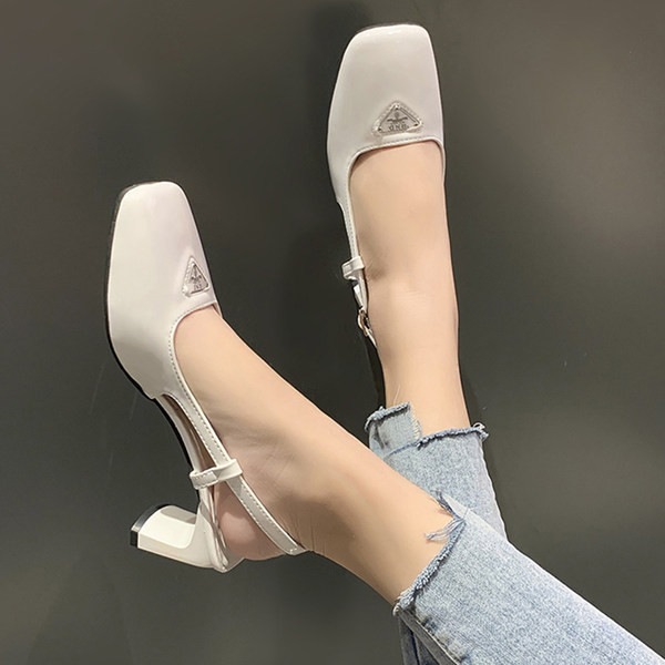 Novi model ženskih sandala na visoku petu 6 cm - dvije boje