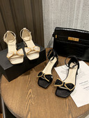 Ženske sandale s trakom i debelom niskom petom