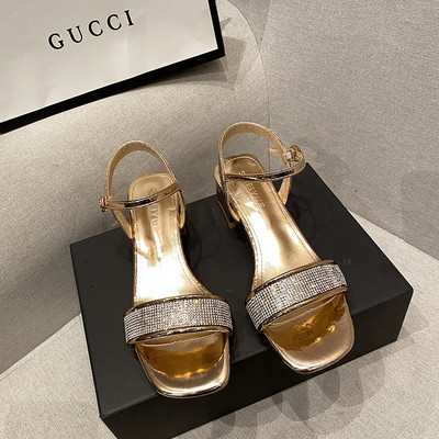 Γυναικεία έκο δερμάτινα σανδάλια με διακοσμητικές  πέτρες και επίπεδη σόλα