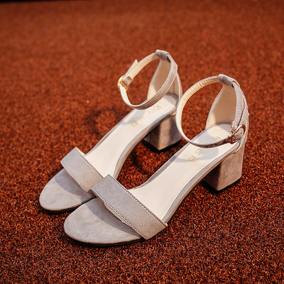 Ανοιξιάτικα σανδάλια από  eco suede - μυτερό μοντέλο