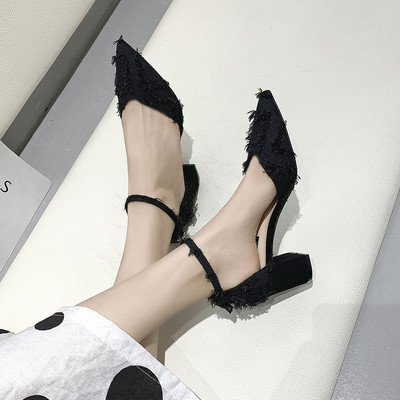 Καλοκαιρινά σανδάλια νέο μοντέλο με κρόσια και ψηλά τακούνια