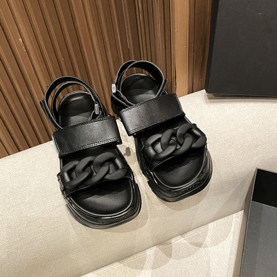 Casual γυναικεία σανδάλια με με velcro στερέωση