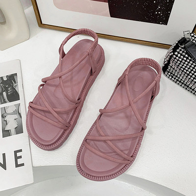 Casual γυναικεία σανδάλια με δερμάτινα λουράκια σε τρία χρώματα