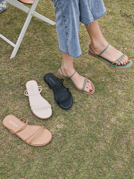 Novi model ženskih ležernih sandala sa tankim remenčićima i ravnim đonom