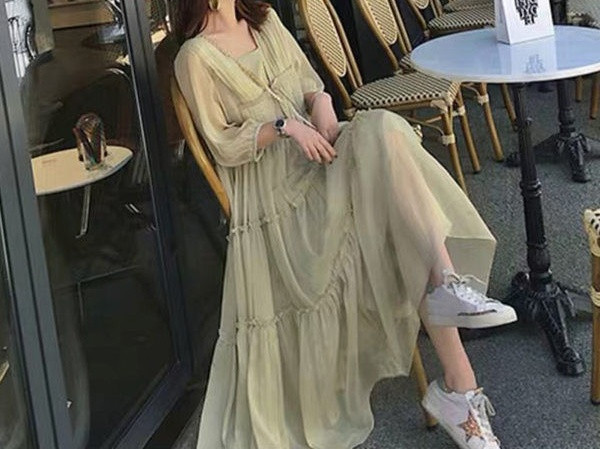 Rochie de dama eleganta cu croi lung pentru gravide