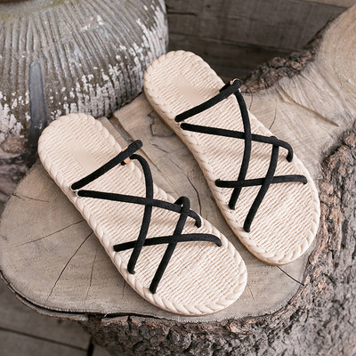 Ležerne ženske sandale sa ravnim potplatom i remenčićima u tri boje