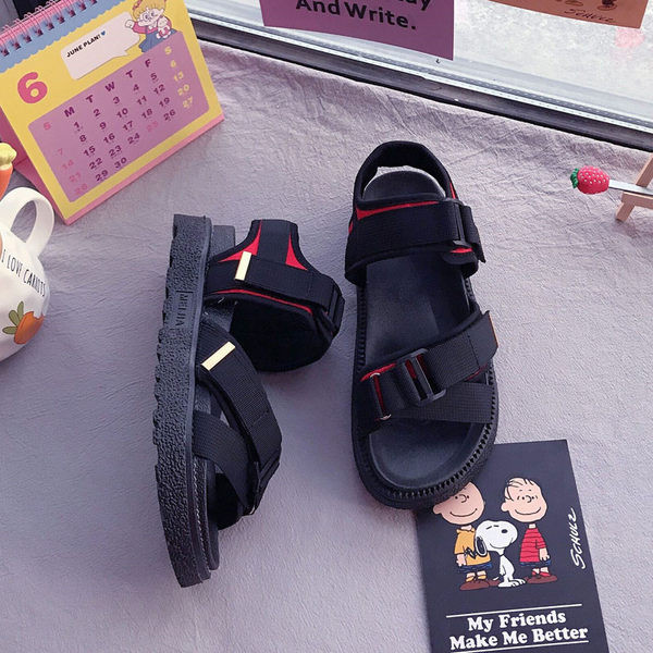 Moderne sandale od tekstila na čičak