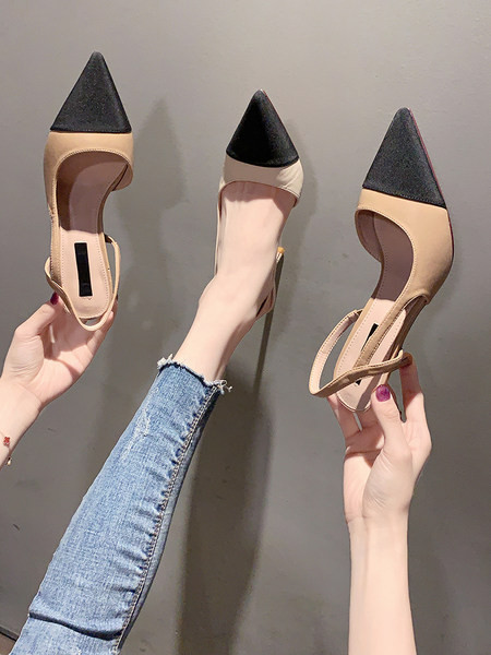 Šiljati model ženskih sandala na tanku petu od 8 cm