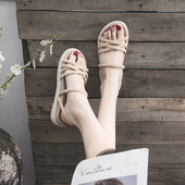 Ženske ležerne sandale sa remenčićima i ravnim đonom - u dvije boje