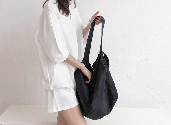 Casual γυναικείο σετ σορτς και μπλούζα για έγκυες γυναίκες