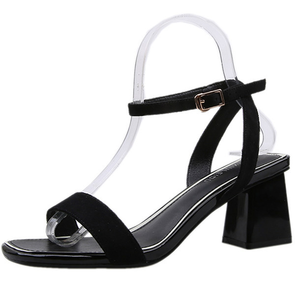 Moderne ženske sandale na petu debljine 7 cm - dva modela