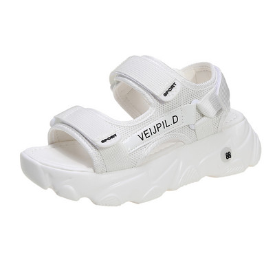 Νέο μοντέλο γυναικεία υφασμάτινα σανδάλια με velcro