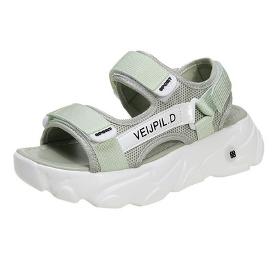 Νέο μοντέλο γυναικεία υφασμάτινα σανδάλια με velcro