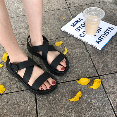 Γυναικεία μοντέρνα σανδάλια σιλικόνης σε τέσσερα χρώματα