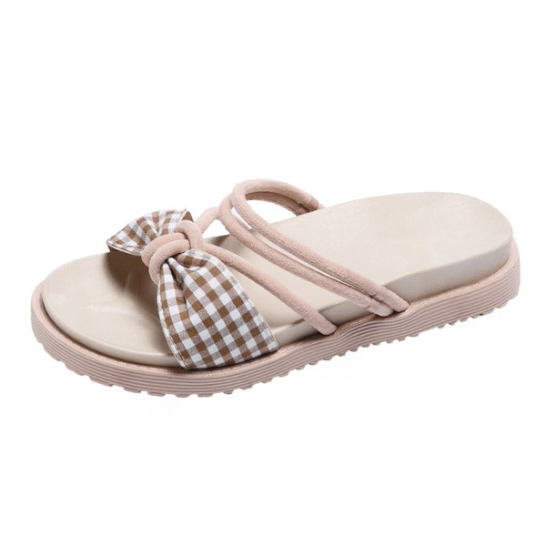 Γυναικεία σανδάλια με επίπεδη σόλα - σε δύο χρώματα