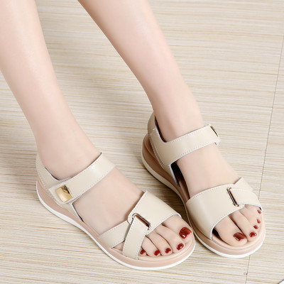 Νέο μοντέλο faux δερμάτινα σανδάλια για γυναίκες