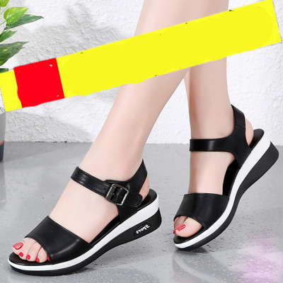 Νέο μοντέλο γυναικεία σανδάλια από οικολογικό δέρμα με πλατφόρμα 4,5 cm