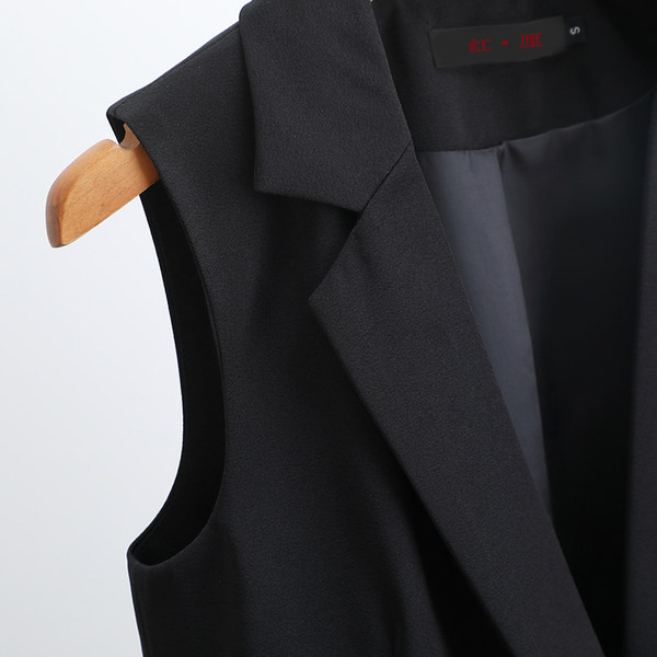 Ženski casual prsluk s gumbima i džepovima