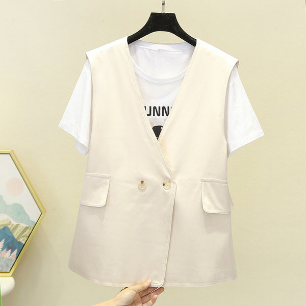 Νέο μοντέλο γυναικείο γιλέκο με απομίμηση τσεπών