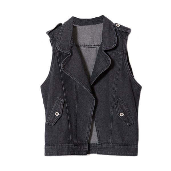 Γυναικείο γιλέκο για την άνοιξη με γιακά