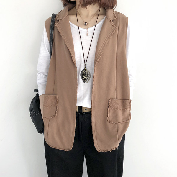 Moderan ženski prsluk sa džepovima u četiri boje