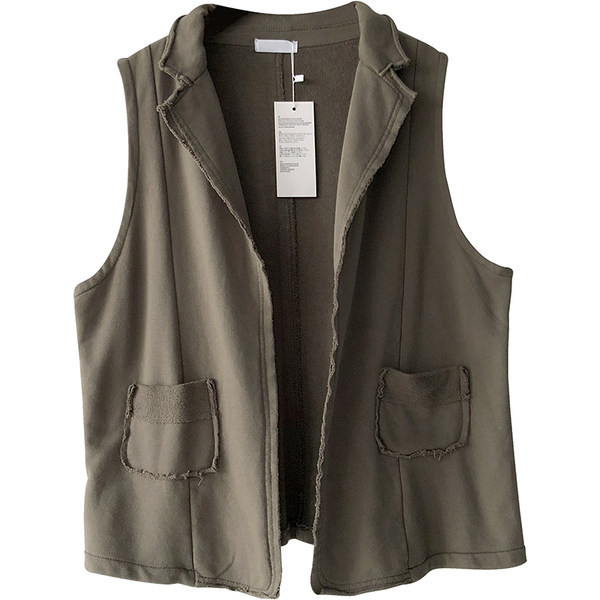 Moderan ženski prsluk sa džepovima u četiri boje