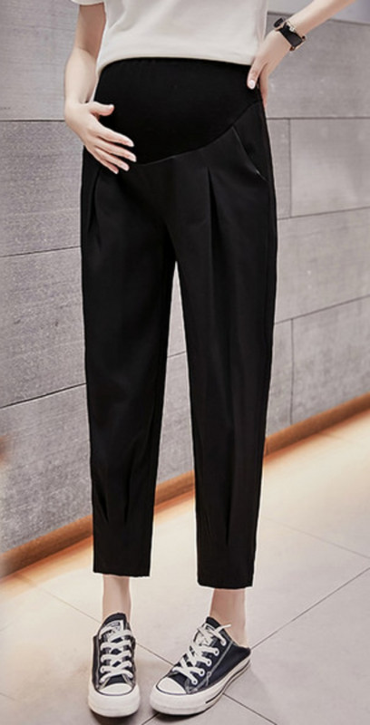 Γυναικείο casual παντελόνι ίσιο μοντέλο για έγκυες γυναίκες